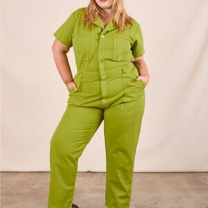 Big Bud Press Gross Green Short Sleeve Jumpsuit
